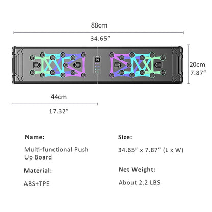 Multifunctional Counting Folding Push-Up Board for Abdominal Muscle Enhancement - Portable Fitness Equipment for Gym and Sports